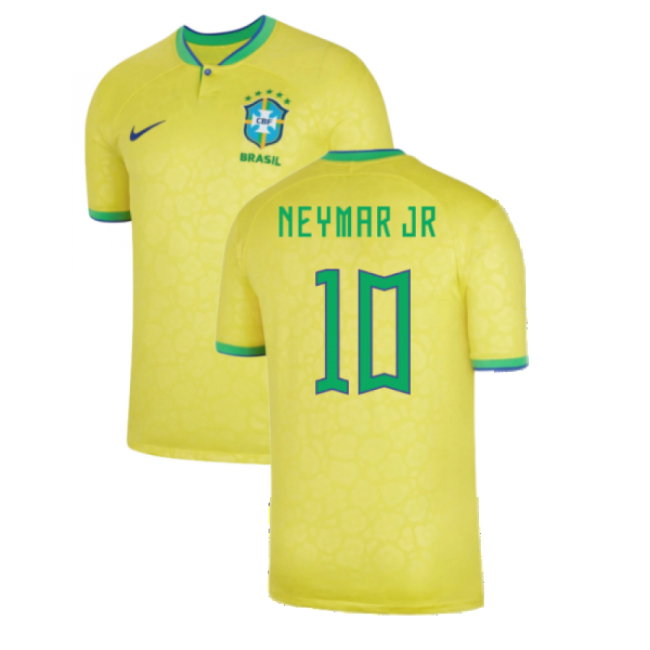 2022-2023 Brazil Home Shirt (NEYMAR JR 10)-SoccerKits Hub | Buy Soccer Jerseys Online